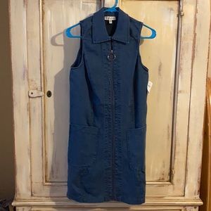 NWT zip up jean dress from Neumann Marcus